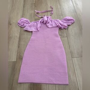Fate Lavender Knit Dress